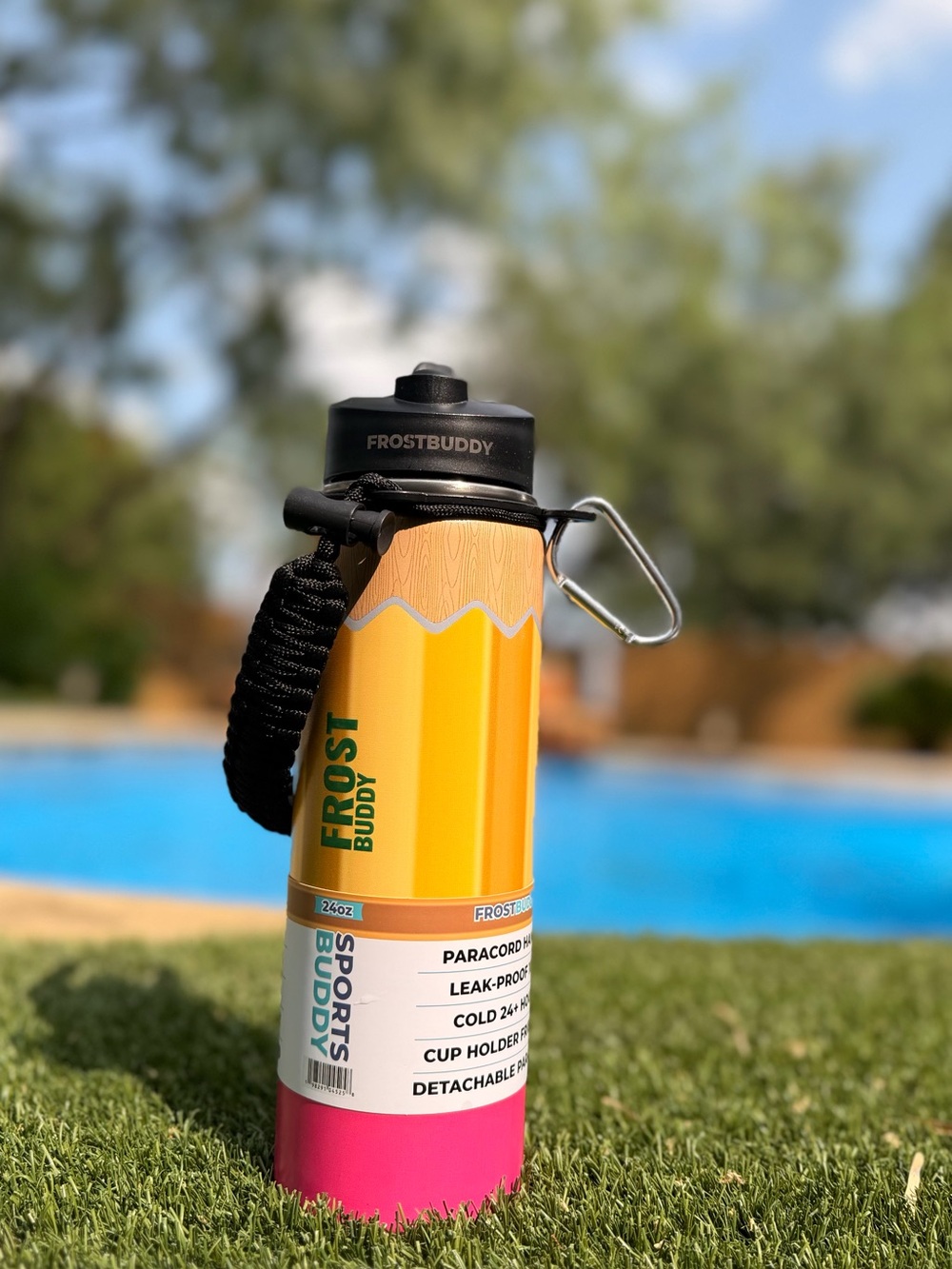 FrostBuddy pencil Insulated Sports Water Bottle